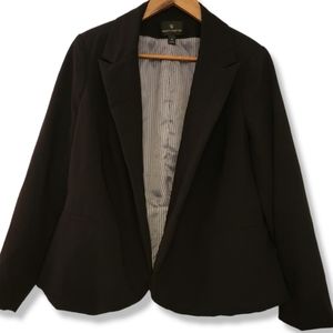 Worthington Black Blazer Plus Size 1X